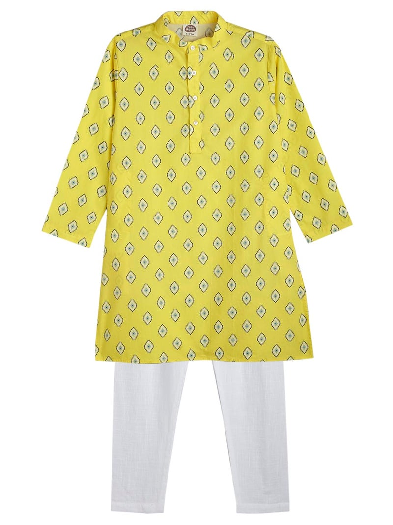 Cub McPaws Boys Kurta Pyjama Set | Kids Ethnic Wear | 4-12 Years - Image 2